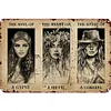 Gypsy hippie cowgirl - Panneaux en &eacute;tain m&eacute;tallique(20*30cm/30*40cm)