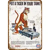 (Multi Style) esso tigre de p&eacute;trole - Panneaux en &eacute;tain m&eacute;tallique(30*40cm)