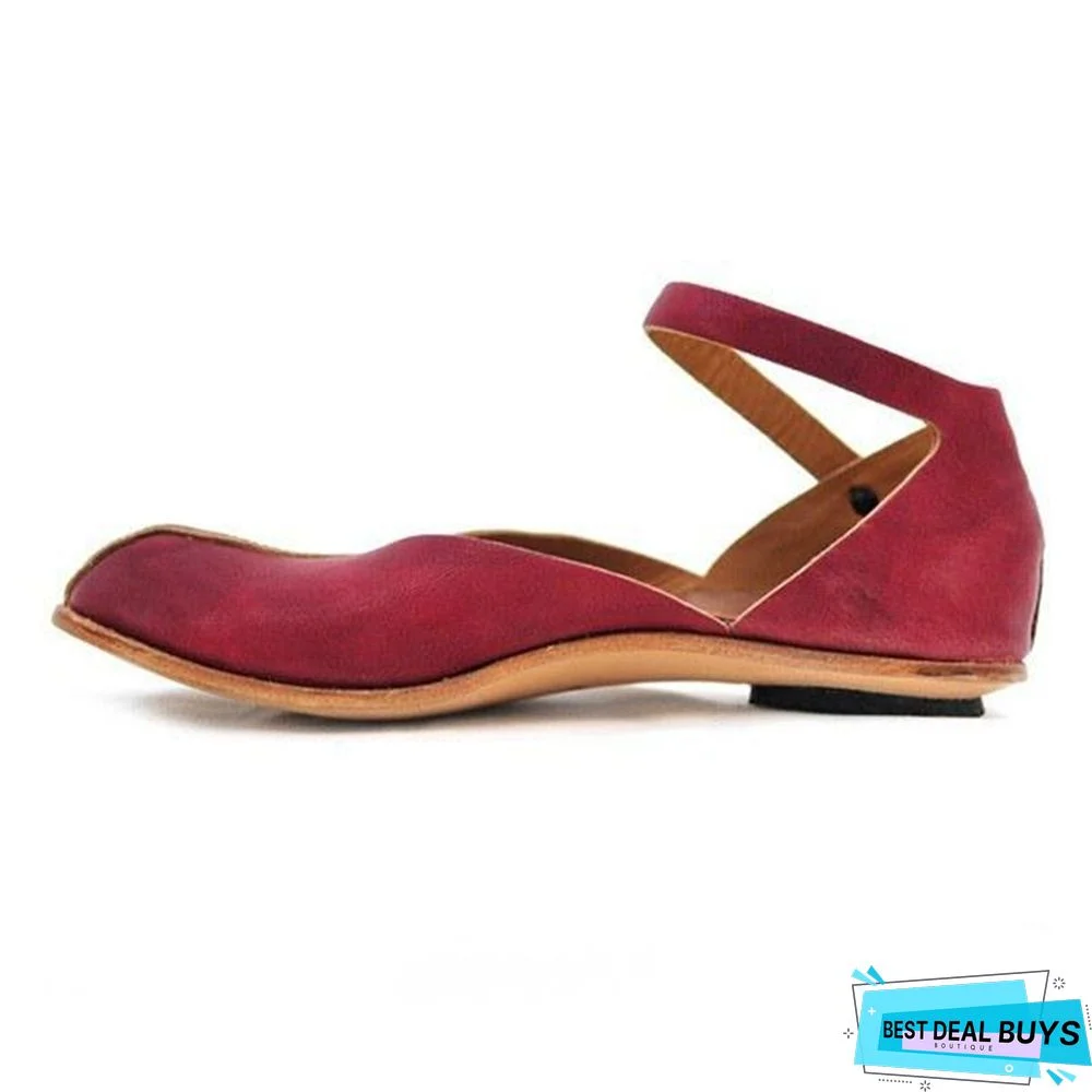 Large Size Summer Women Casual Leather Sandals