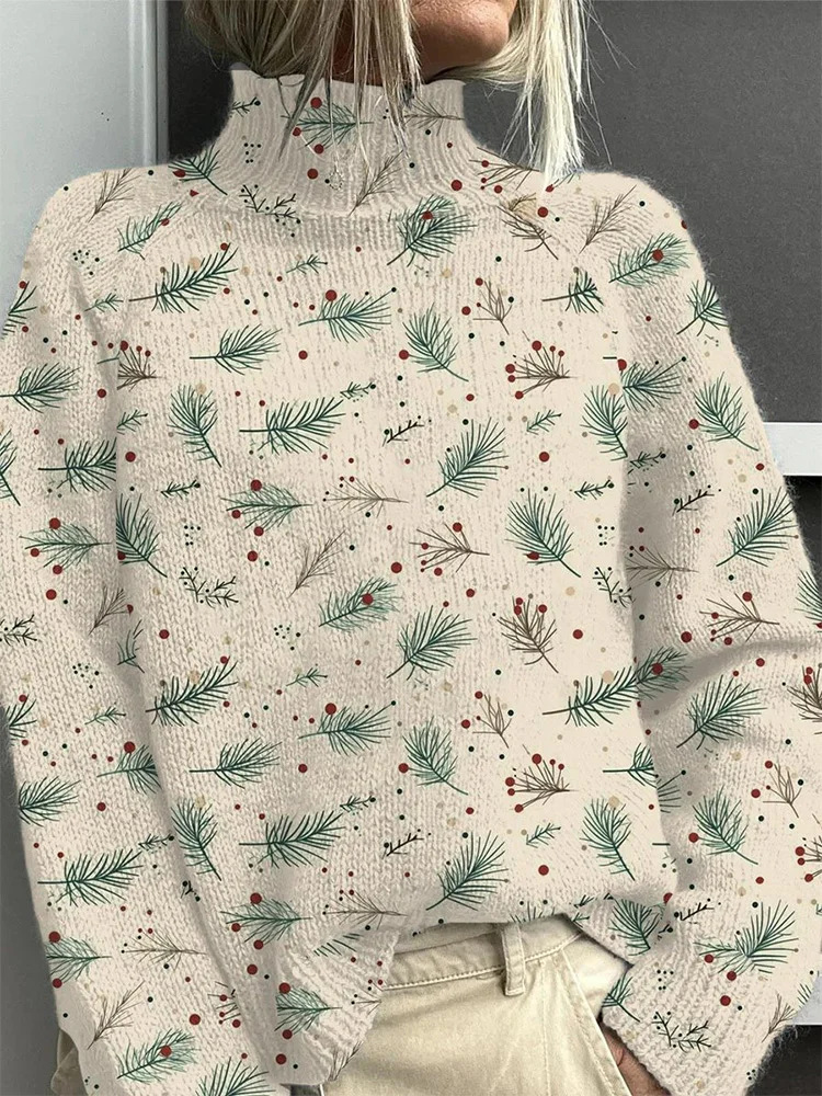 Women's Merry Christmas Casual Knitted Sweater