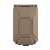 Modular Battery Storage Box Organizer for CR2032 AAA 18650 18350 CR123A (Khaki)