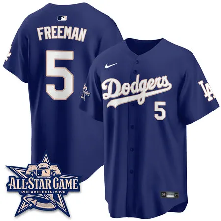 Men's Los Angeles Dodgers #5 Freddie Freeman Royal 2026 MLB All-Star Jersey