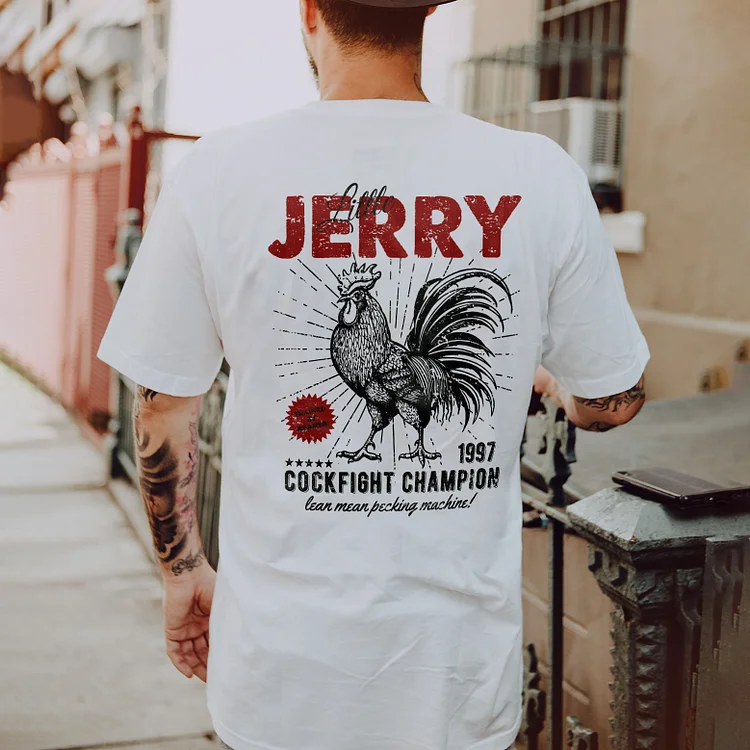 Little Jerry Cockfight Champion T-shirt