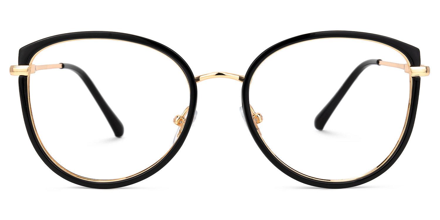Neal Schwarz Cateye Brille Schwarz