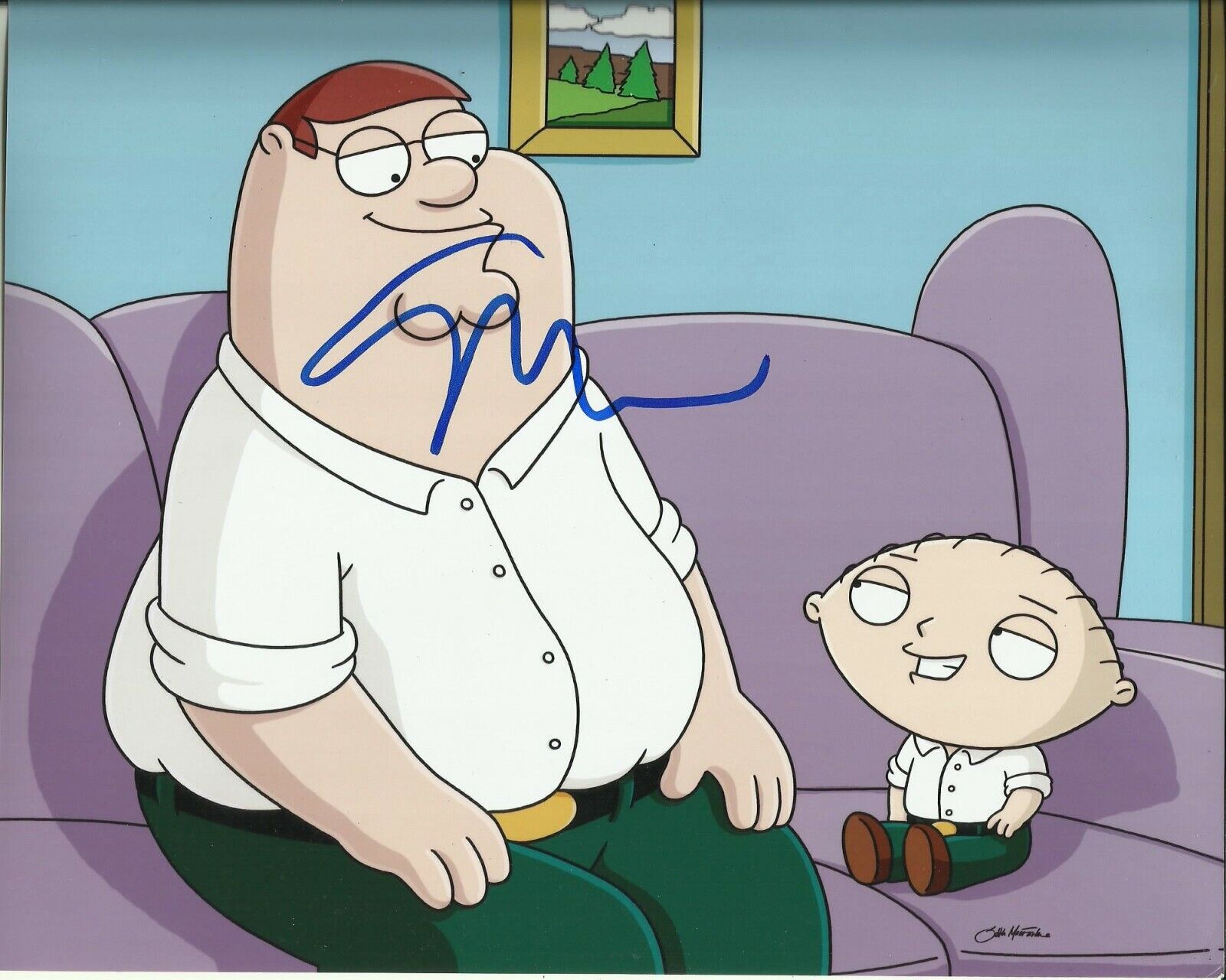 SETH MACFARLANE SIGNED FAMILY GUY Photo Poster painting UACC REG 242 (2)