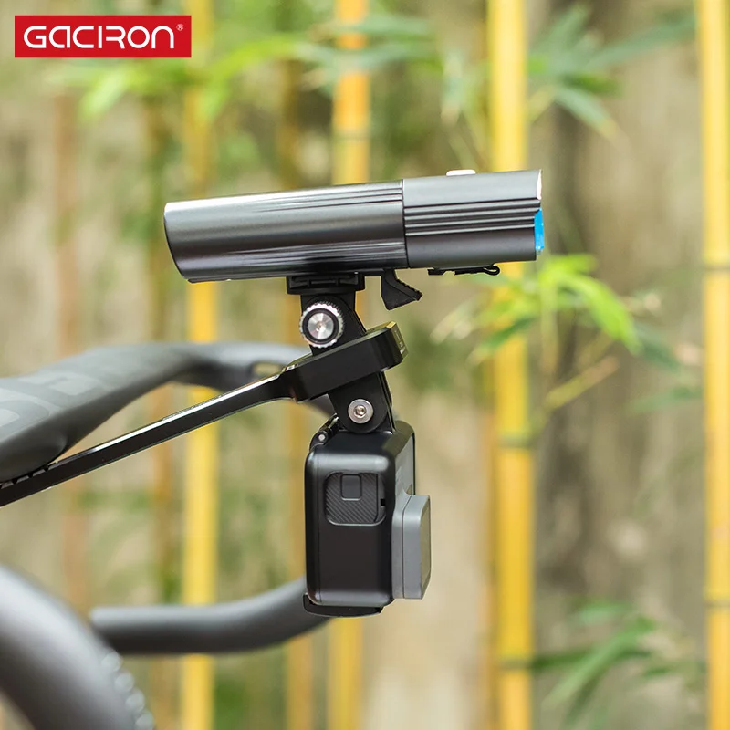 Gaciron H11 Bike Computer Bracket Aluminum Mount for GPS Stopwatch & Bike Camera & bike lamp Adjustable Cycling Handlebar Holder