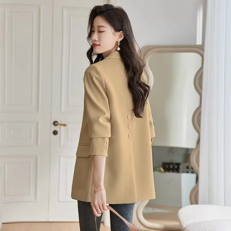 Colourp Colourp And Autumn Suit Jacket Female 2024 Spring And Autumn New Korean Version Of Fashion Slim Korean Version Of Free Hot Small Suit Jacket Female Tide