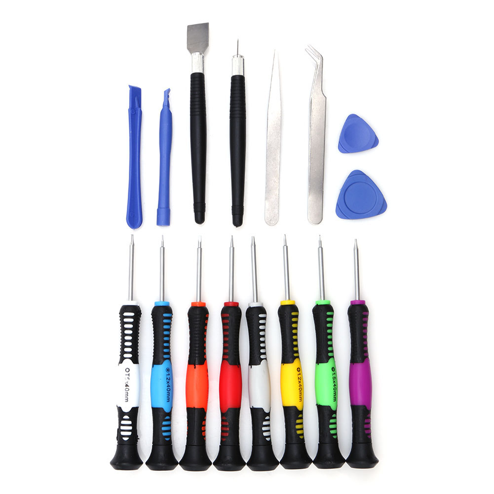 

16 in 1 Mobile Phone Repair Tools Screwdrivers Set Kit For iPad4 iPhone 6 P, 501 Original