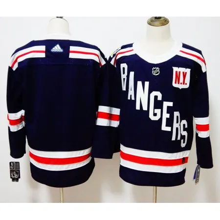 Men's  New York Rangers Navy 2018 Winter Classic Authentic Stitched NHL Jersey