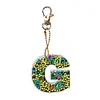 1Pc DIY Diamond Painting Lettter Keychain