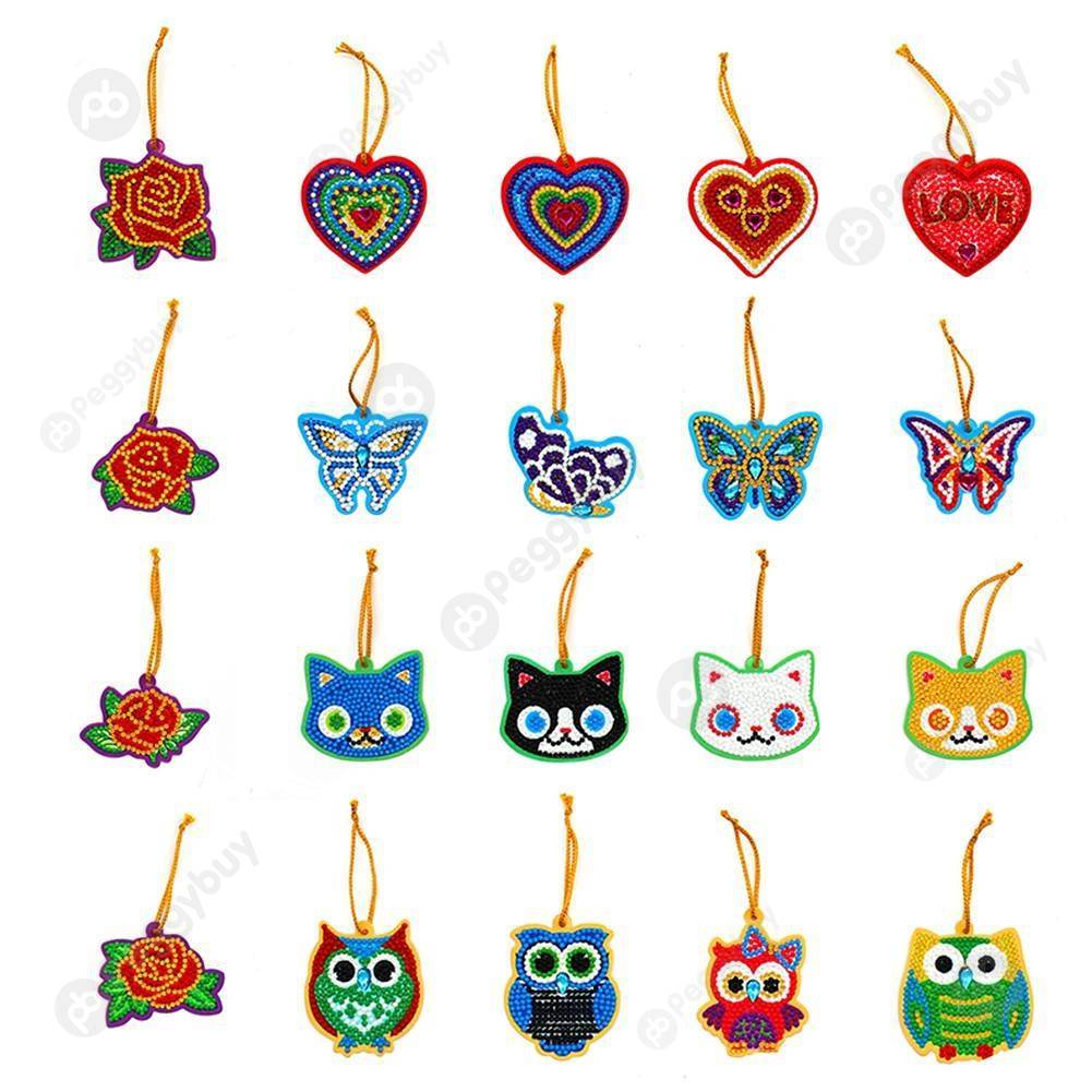 

20pcs Animal-Creative Diamond Pendant, 501 Original