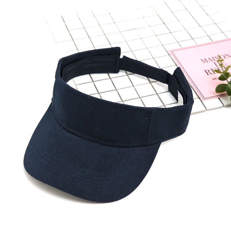 Unisex Minimalist Solid Color Curved Eaves Sun Hat