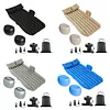 Inflatable Car Air Mattress Backseat Bed with Air Pump for Camping Road Trip
