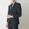 Men's High Quality Business Plaid Slim Fit Blazer