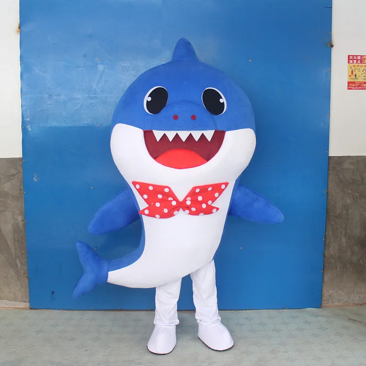 Baby Shark Mascot Costume Cartoon Character Party Role Playing Adult Clothing