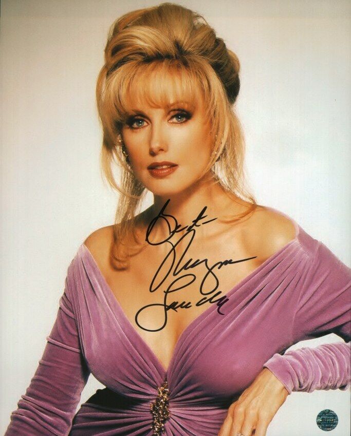 MORGAN FAIRCHILD Autographed Original 8x10 Photo Poster painting LOA TTM