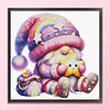 (US Only)Dwarf Printed Cross Stitch Kit 49x49cm DIY 14CT Thread Art Needlework Home Decor