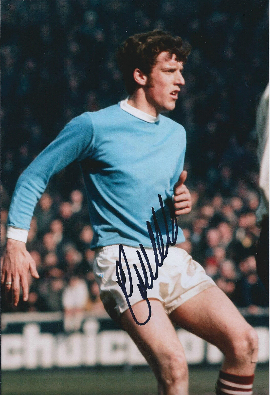 Tommy BOOTH Signed Autograph 12x8 Photo Poster painting AFTAL COA Man City England Preston