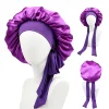 Stylish Satin Elastic Ribbon Beauty Hat Salon Sleeping Hat