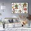 Magical House Of Gnomes-14CT Stamped Cross Stitch 59*44cm/23.23*17.32in tapestrymarket