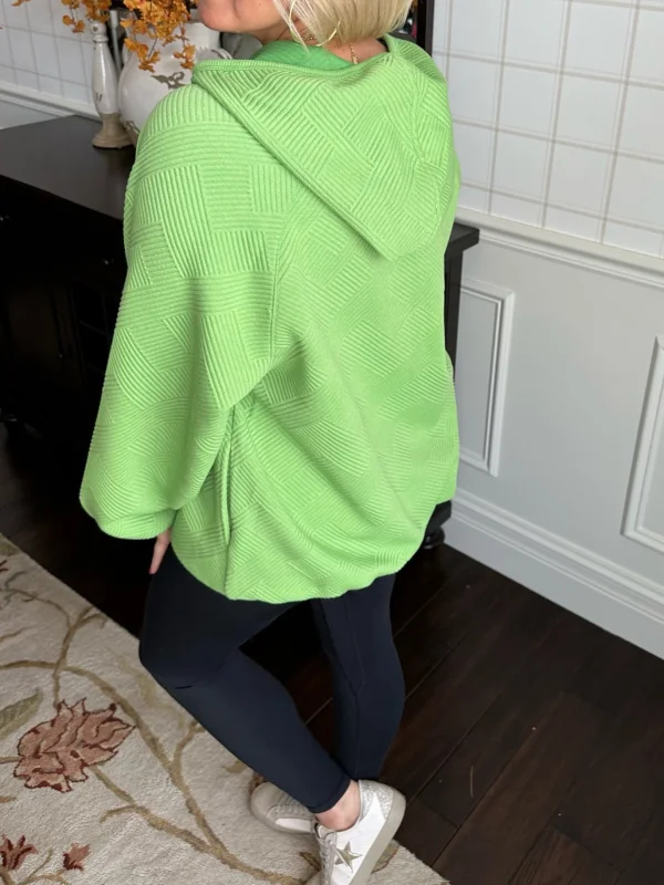 Texture Comfy  Sweatshirt Tops Hoodies