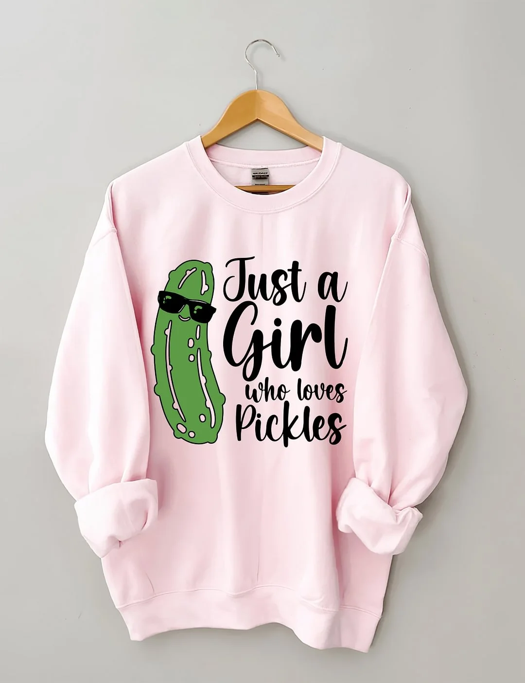 Just a Girl Who Loves Pickles Sweatshirt