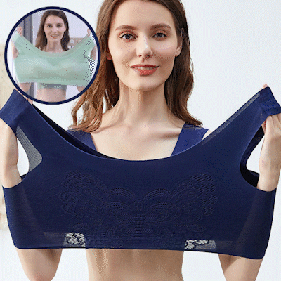 2023New Ultra Thin Ice Silk Lifting Bra Plus Size Bra 3XL Women