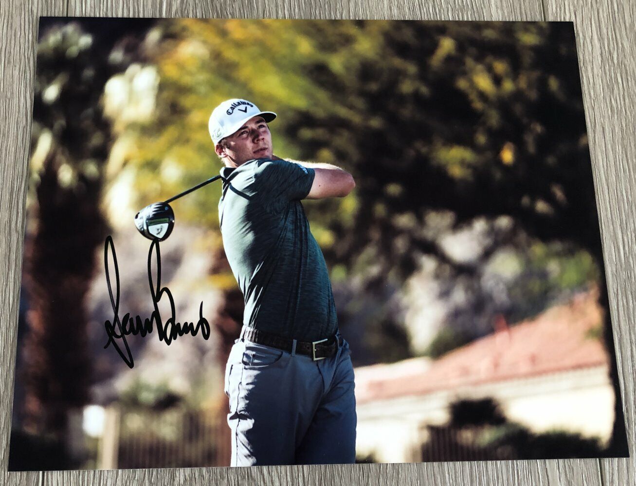 SAM BURNS LSU SIGNED AUTOGRAPH PGA GOLF 8x10 Photo Poster painting F LOUISIANA STATE UNIVERSITY