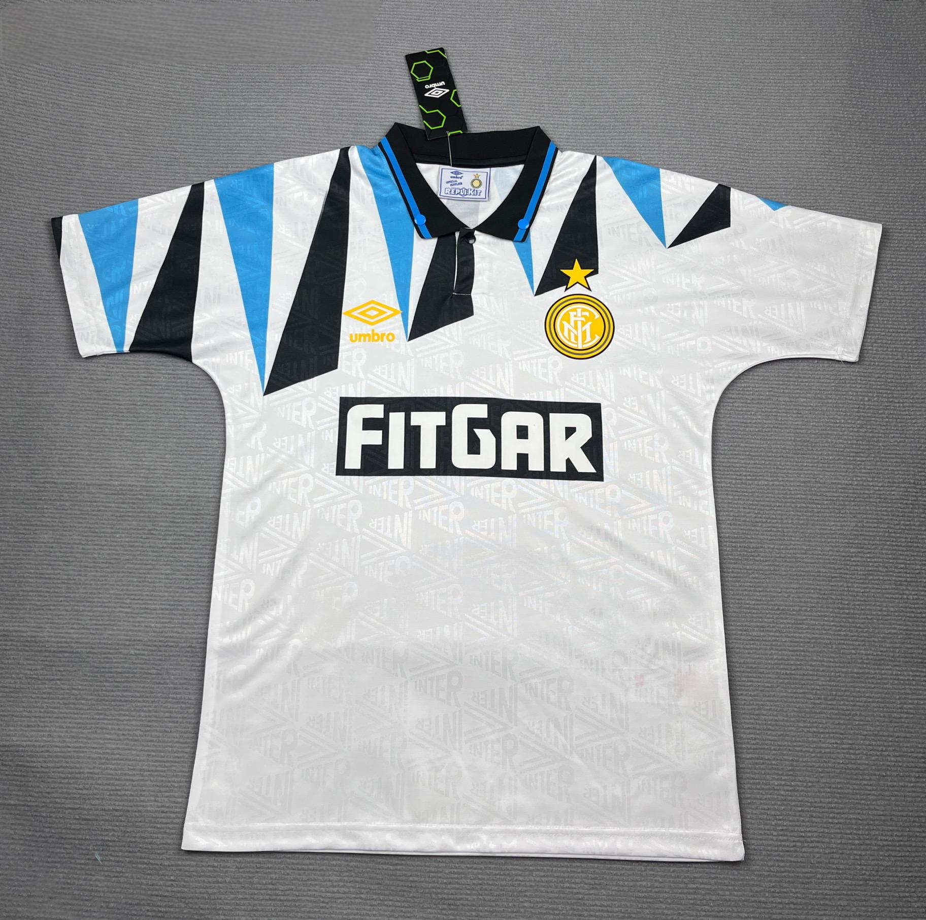 1992-1993 Retro Inter Milan Away Football Jersey 1:1 Thai Quality jersey|football shirt|football kit
