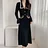 Cardcake gold prom dresses 2025 New Autumn Chic Knitted Dresses for Women Solid Slim Elegant High Waist A Line Korean Sweater Dress Winter Female Knitwear