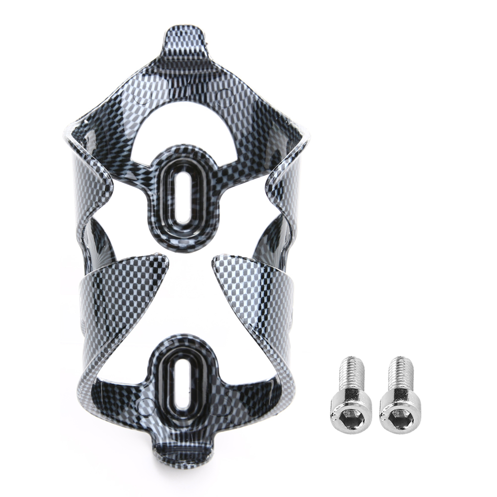 

Bike Water Bottle Cage Carbon Fiber Texture Water Bottle Holder + 2 Screws, 501 Original
