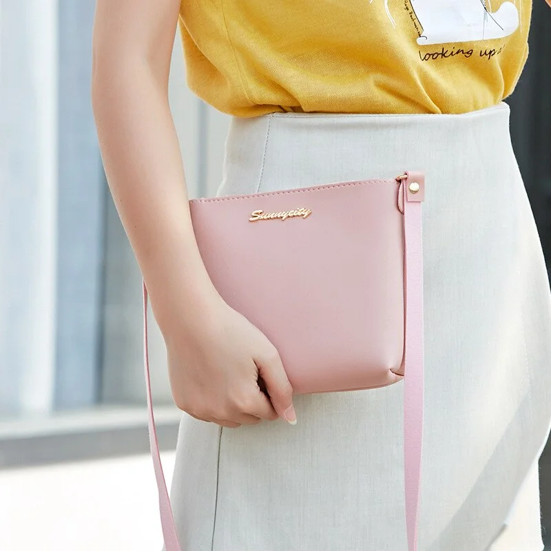 Bags for Women 2020 New Simple Women PU Leather handbags Messenger Bag Lady Retro Casual Small Fresh Small Square Bag Wholesale