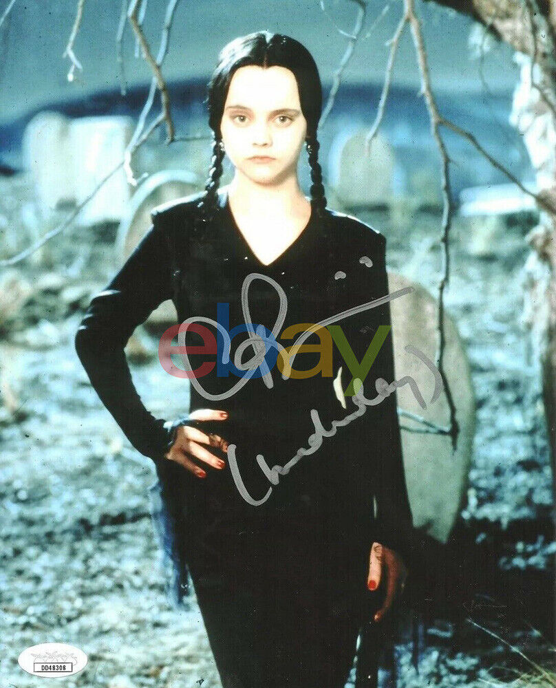 CHRISTINA RICCI signed 8x10 Photo Poster painting WEDNESDAY ADDAMS Family Horror reprint