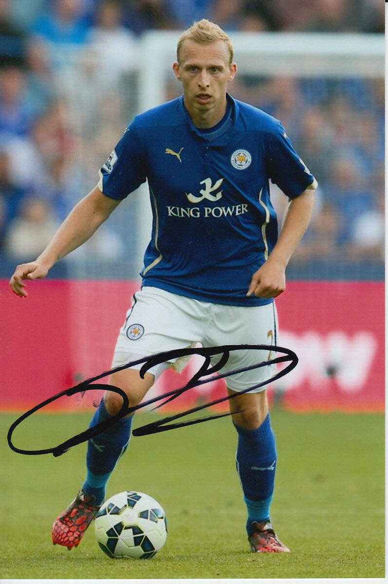 LEICESTER CITY HAND SIGNED RITCHIE DE LAET 6X4 Photo Poster painting.