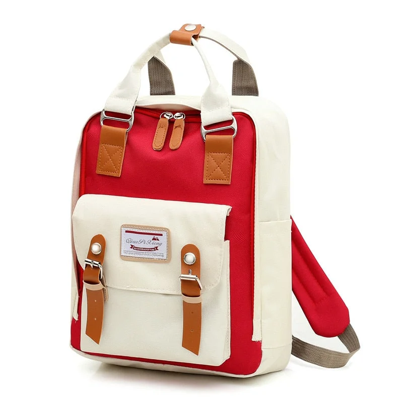JULYCCINO Backpack Women Shoulder Bag Candy Color Waterproof School Bags for Teenagers Girls Travel Backpacks Laptop Backpack