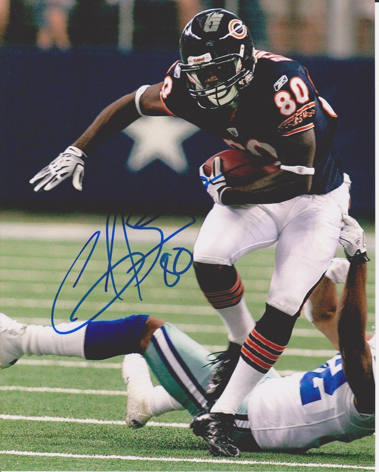 EARL BENNETT signed CHICAGO BEARS 8x10 Photo Poster painting