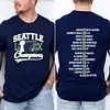 Seattle Seahawks 2025 Super Bowl LX Champions Tee For Men