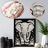 Diamond Painting-DIY Special Shaped Drill Pearl Painting Elephant(30x40cm)