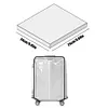 18-30inch Luggage Cover PVC Trolley Case Cover Luggage Case for Wheeled Suitcase
