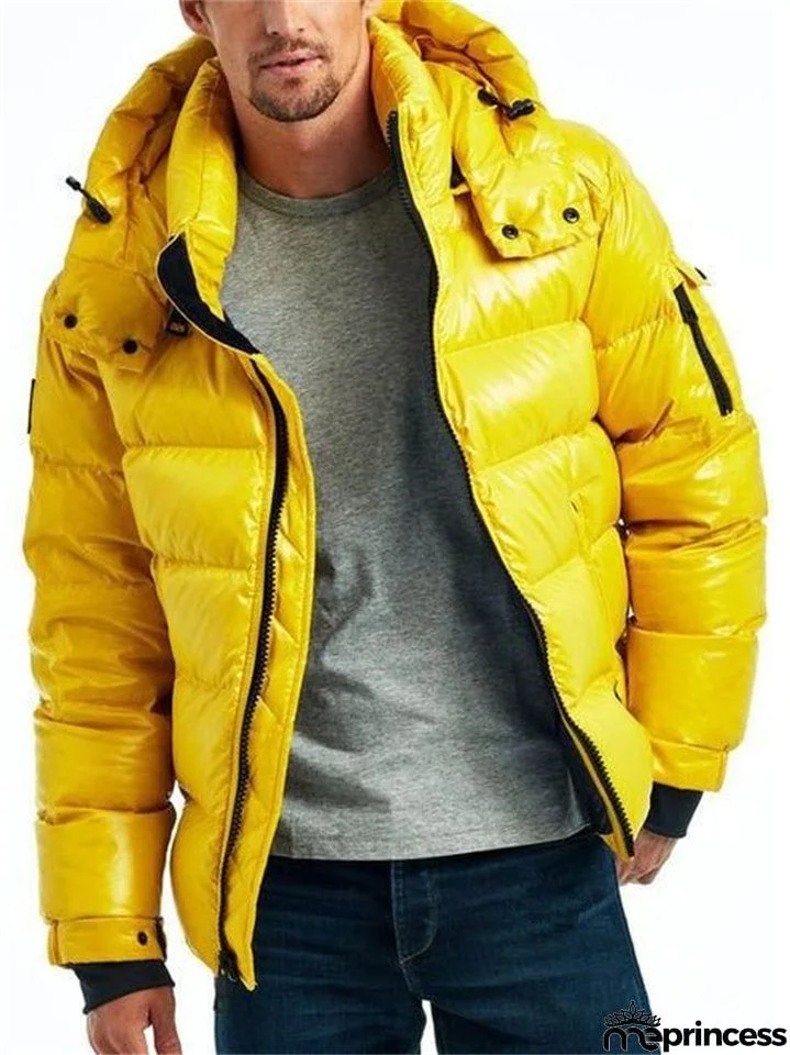 Casual Trendy Thermal Men's Bubble Coat