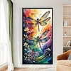 Dragonfly-14CT Stamped Cross Stitch 40*70cm(Big Size)