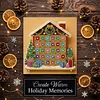 (25x25cm)DIY Pearl Painting Xmas Framed Handmade Pearl Material Art Kit Living Room Decor