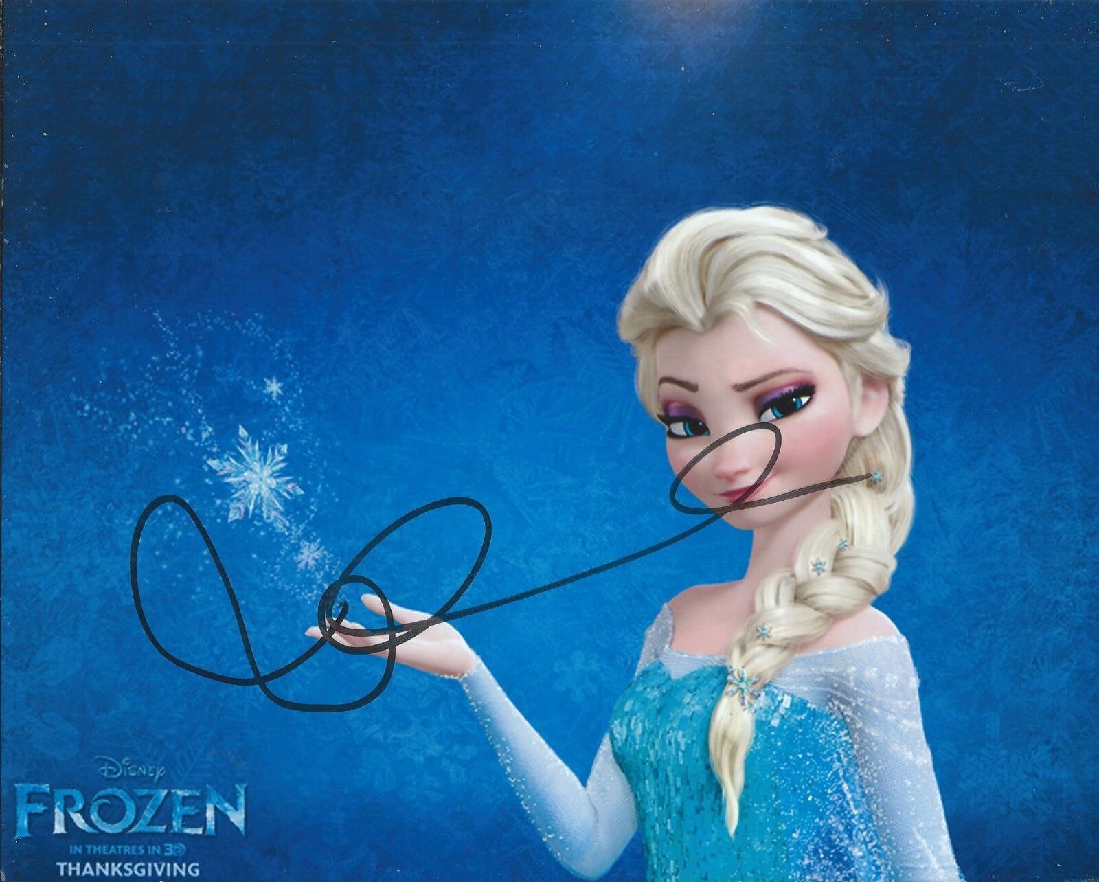 Idina Menzel Frozen * Elsa * Hand Signed 8x10 Autographed Photo Poster painting w/COA Look