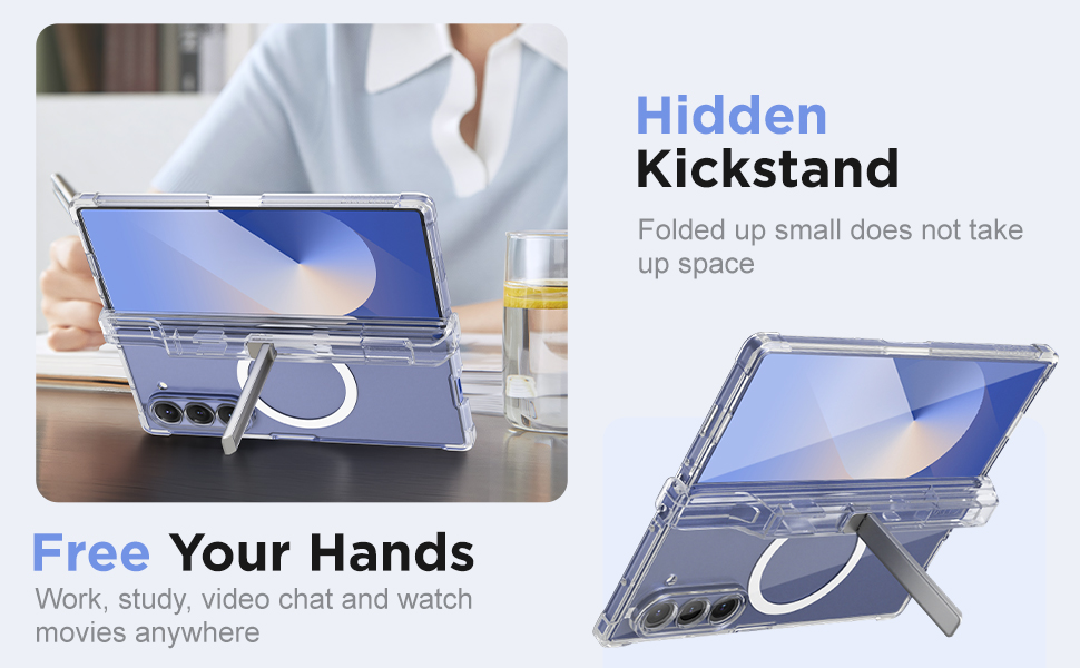 z fold 6 case with kickstand