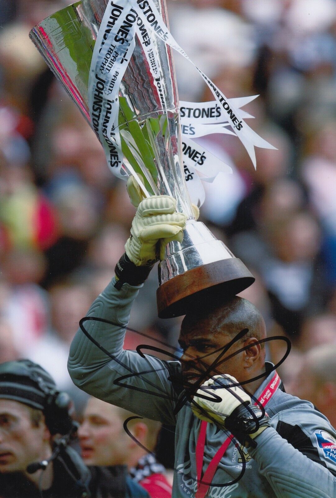 Willy Gueret Hand Signed 12x8 Photo Poster painting - MK Dons - Football Autograph 3.