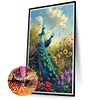 (40*70cm)Peacock - Full Round Drill Diamond Painting