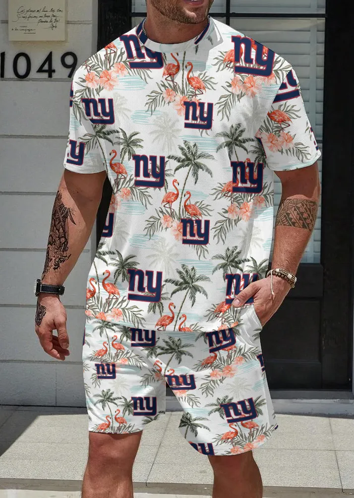 New York Giants Limited Edition Top And Shorts Two-Piece Suits