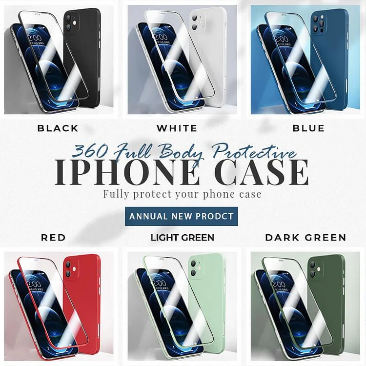 360 Full Body Protective Case For iPhone