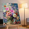 Framed Daisy-Paint By Numbers Acrylic Painting 30*40Cm With Color Box 5Ml（18Colors）