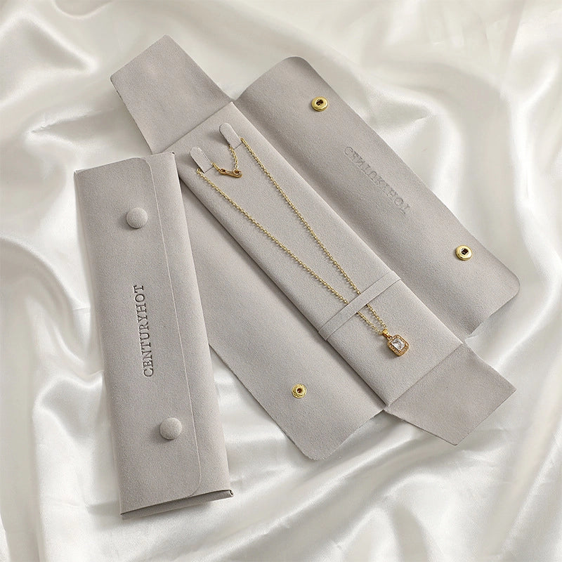 Minimalist Classic Style Solid Color Pu Leather Superfine Fiber Unisex Necklace Buggy Bag2